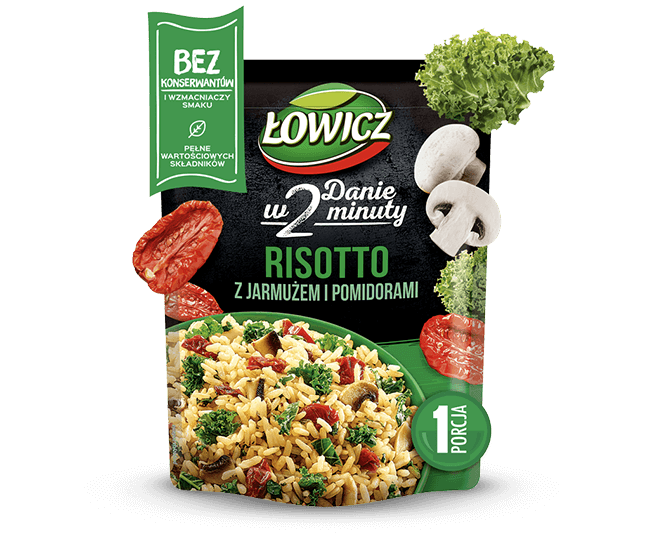 Risotto with kale and tomatoes