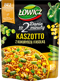 Kaszotto with corn and bean